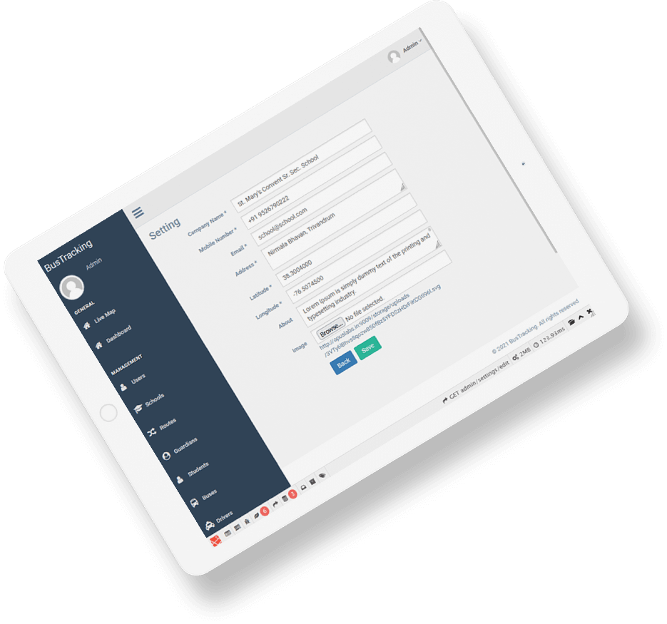 Delivoo Demo admin