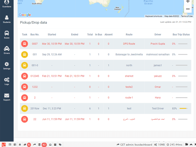 Delivoo admin App Apptivos