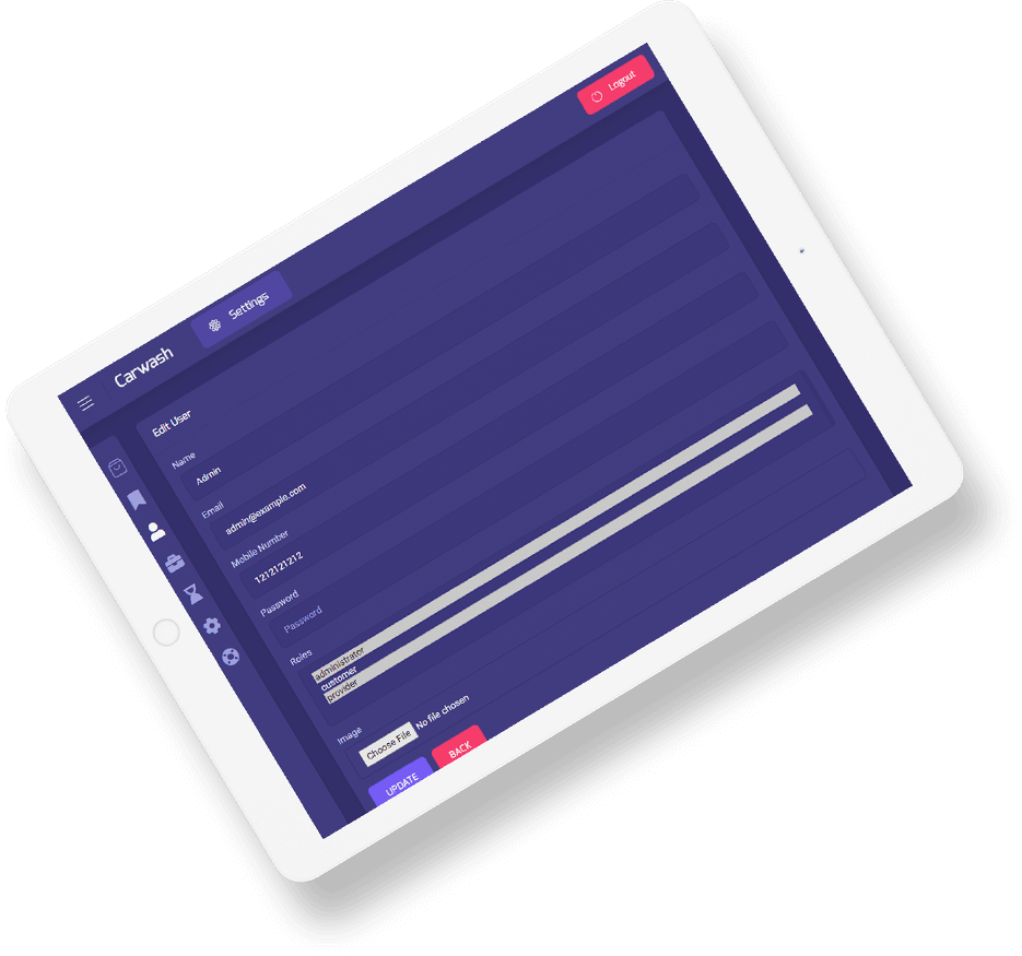 Delivoo Demo admin