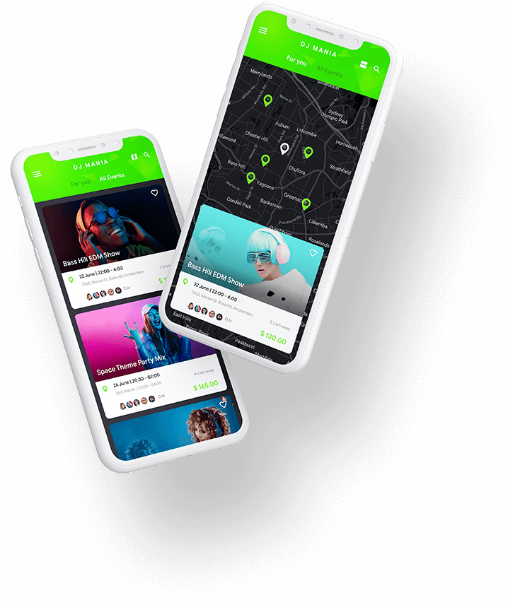 DJ Event Ticket Booking App