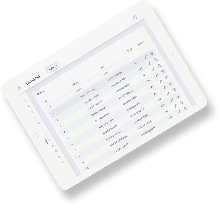 Delivoo Demo admin