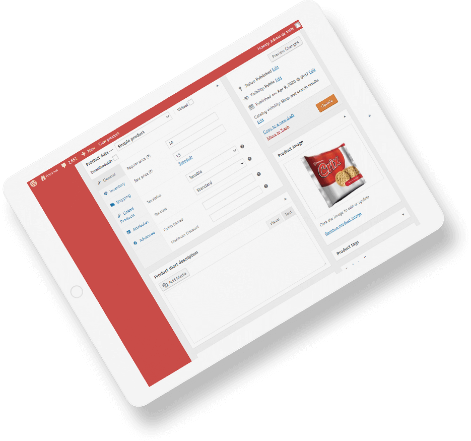 Delivoo Demo admin