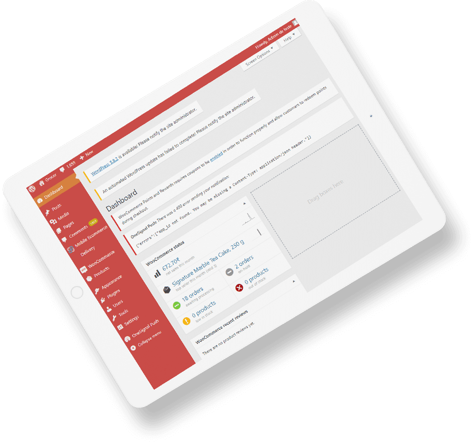 Delivoo Demo admin