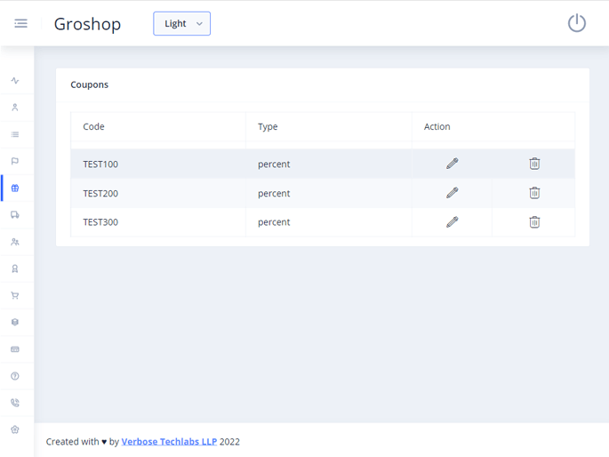 Delivoo admin App Apptivos