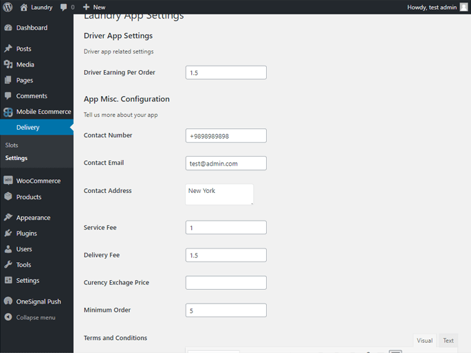 Delivoo admin App Apptivos