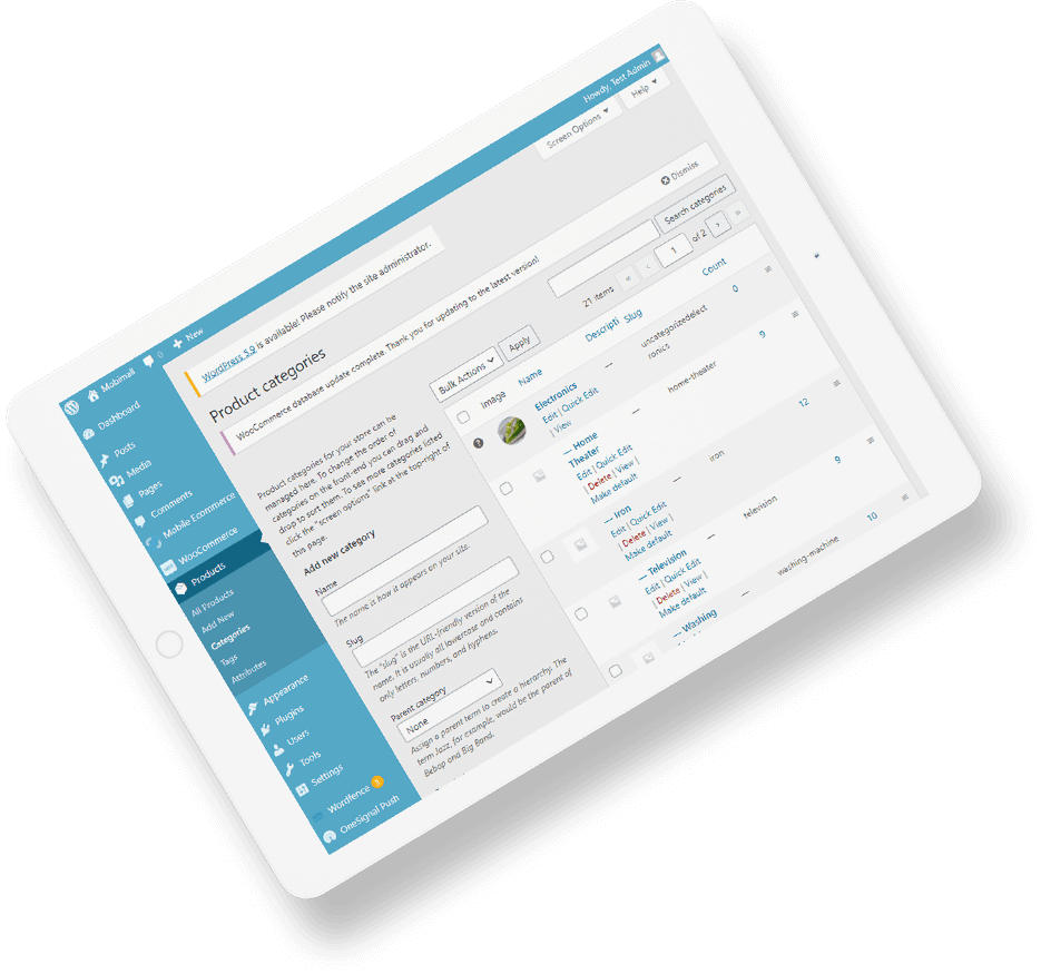 Delivoo Demo admin