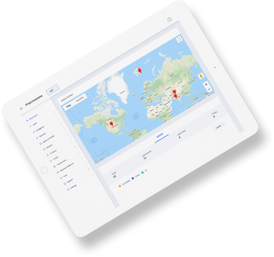 Delivoo Demo admin
