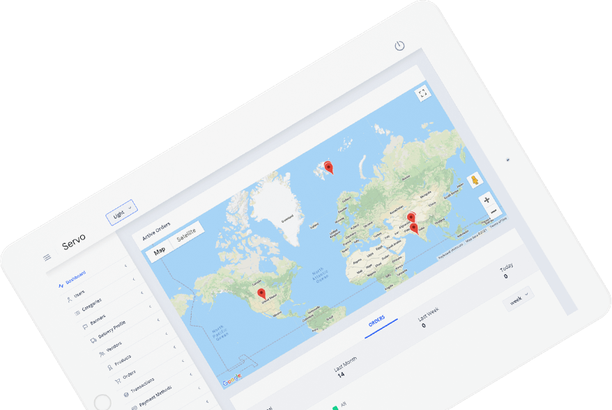 Delivoo Demo admin